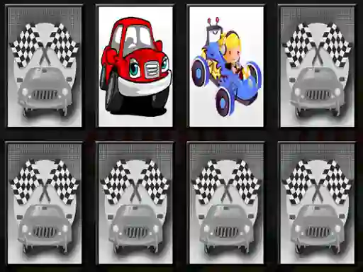 Игра Racing Cars Memory онлайн