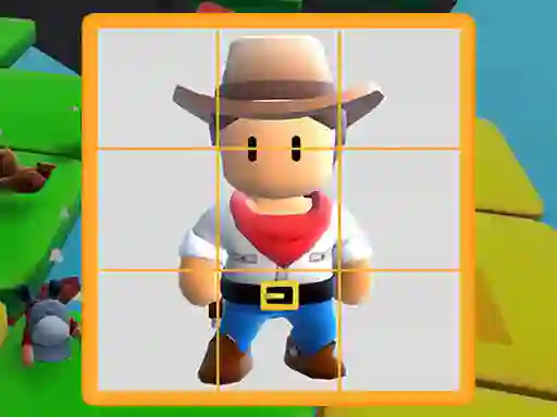 Игра Stumble Boys Sliding Puzzle онлайн