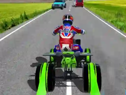 Игра ATV Quad Bike Traffic Racer онлайн
