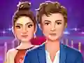 Игра Celebrity Couple Red Carpet Fashion онлайн
