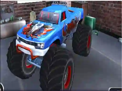 Игра Monster Truck Stunt Adventure онлайн