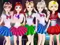 Игра Sailor Girl Battle Outfit онлайн