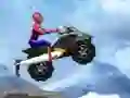 Игра Spiderman Snow Scooter онлайн
