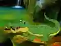 Игра Crocodile Waterfalls Forest Escape онлайн