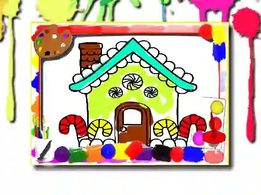 Игра House Coloring Book онлайн