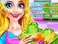 Игра Supermarket Girl Cleanup онлайн