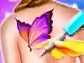 Игра Barbie Funny Tattoo Shop онлайн
