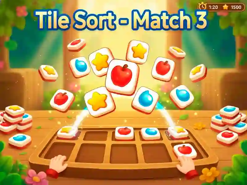 Игра Tile Sort - Match 3 онлайн