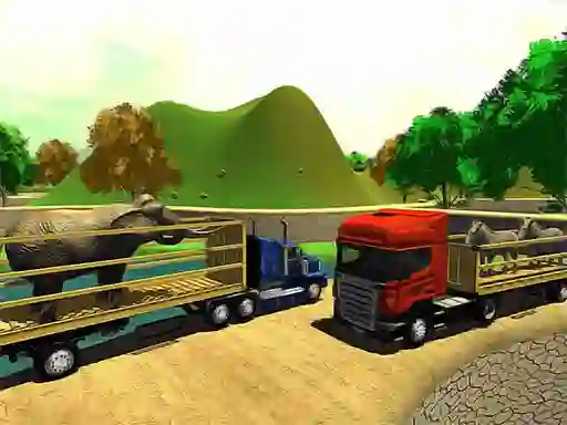 Игра Offroad Animal Truck Transport Simulator 2020 онлайн