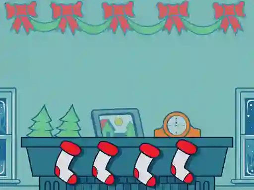 Игра Christmas Stockings Memory онлайн
