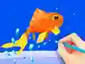 Игра Coloring Book: Fish онлайн