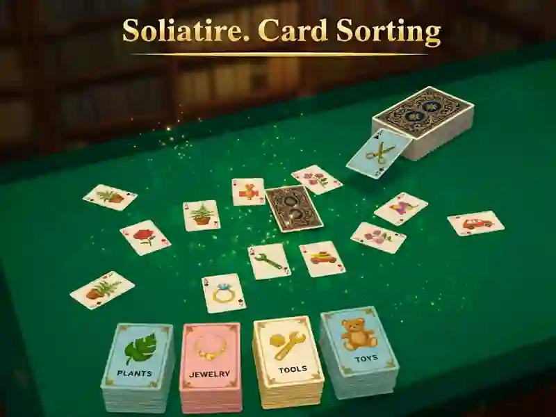 Игра Solitaire. Card Sorting онлайн