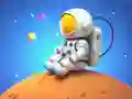 Игра Coloring Book: Spaceman Sitting онлайн