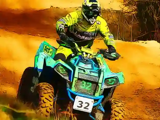 Игра Extreme Quad Bike Jigsaw онлайн