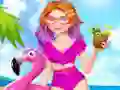 Игра Malibu Vibes Princess On Vacation онлайн