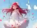 Игра Jigsaw Puzzle: White Dress Girl онлайн