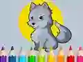 Игра Coloring Book: Wolf онлайн