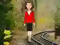 Игра Girl Escape From Railway Track онлайн