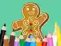Игра Coloring Book: Gingerbreads онлайн