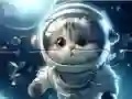 Игра Jigsaw Puzzle: Astronaut-Cat онлайн