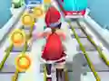 Игра Subway Santa Princess Runner онлайн