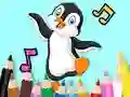 Игра Coloring Book: Dancing Penguin онлайн