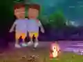Игра Twins Escape From Night Forest онлайн