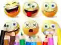 Игра Coloring Book: Funny Emoji онлайн