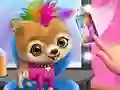 Игра  Rock Star Animal Hair Salon онлайн