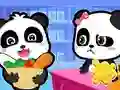 Игра Jigsaw Puzzle: Baby Panda Supermarket онлайн