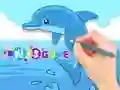 Игра Coloring Book: Cute Dolphin онлайн