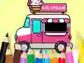 Игра Coloring Book: Ice Cream Car онлайн
