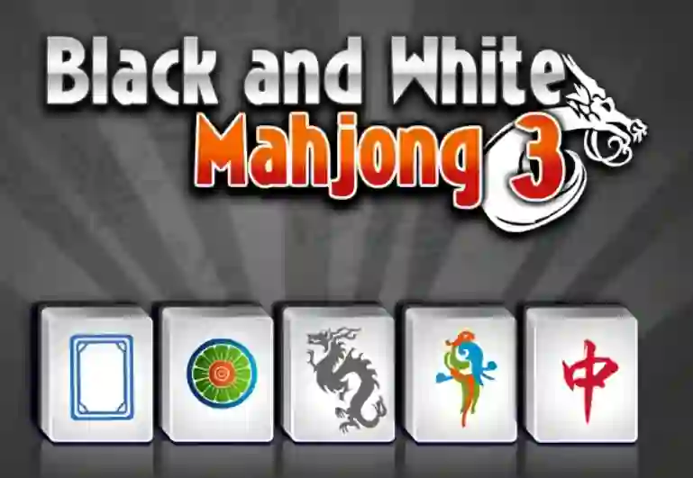 Игра Black and White Mahjong 3 онлайн