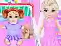 Игра Little Elsa Caring Day онлайн