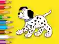 Игра Coloring Book: Cute Spotted Dog онлайн