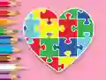 Игра Coloring Book: Heart Jigsaw онлайн