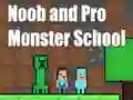 Игра Noob and Pro Monster School онлайн