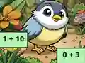 Игра Addition Bird Image Uncover онлайн