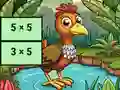 Игра Multiplication Bird Image Uncover онлайн