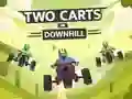 Игра Two Carts Downhill онлайн