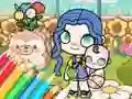 Игра Coloring Book: Avatar World Babycare онлайн