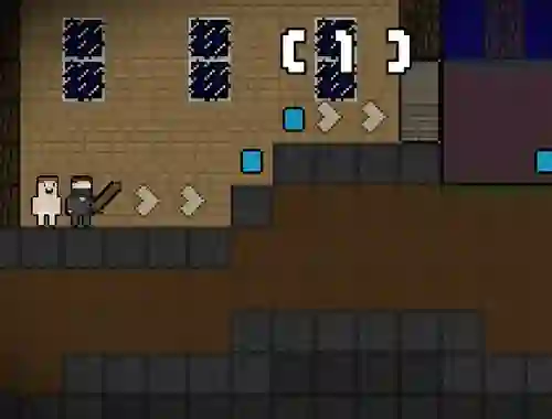 Игра Baby Noob Vs Heroman 2 Player онлайн