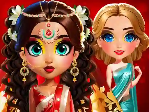 Игра Asoka Makeup Indian Bride онлайн