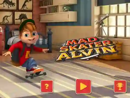 Игра Mad Skater Alvin онлайн