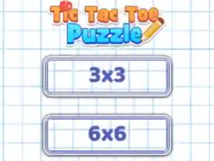 Игра Tic Tac Toe Puzzle онлайн