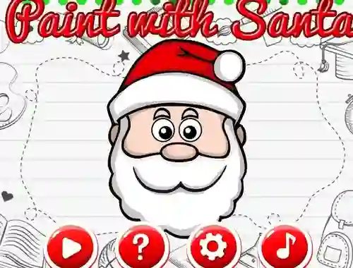 Игра Paint With Santa онлайн