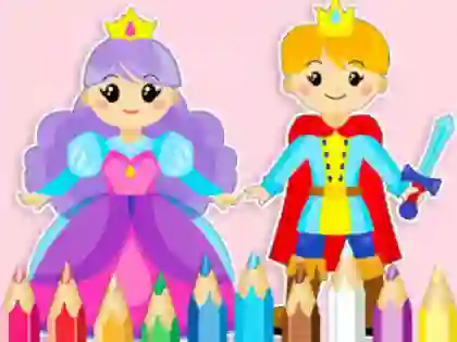 Игра Coloring Book: Sweet Royal Date онлайн