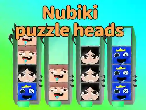 Игра Nubiki Puzzle Heads онлайн