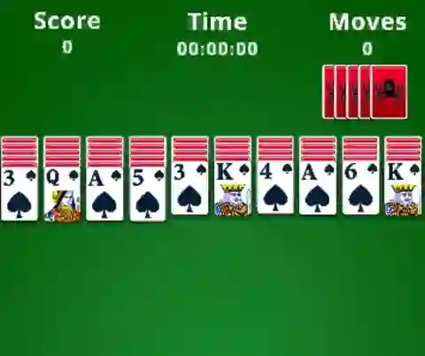 Игра Spider Solitaire онлайн