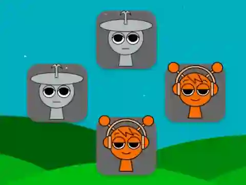 Игра Sprunki Pairs онлайн